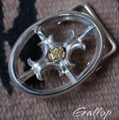 goros 铁头 head Iron 皮带扣十字花蔷薇花点金 店高桥