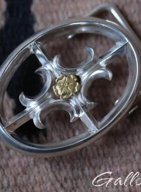 铁头的店高桥  Iron head goros 皮带扣十字花蔷薇花点金