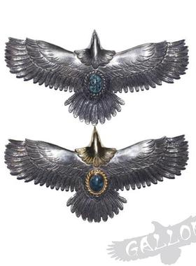 铁头的店地平线老鹰8cm松石吊坠