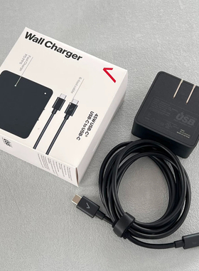 老美Verizon PD45W快充头子+1.8米双C线充电器适用苹果 16 iPad手机三星