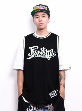 FBS ARMORY Freestyle Session三方联名款嘻哈街舞网眼速干篮球衣