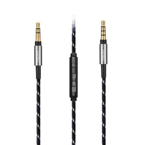 Earmax 飞SHP9500 利浦SHP9600 魔SOLO3声 SOLO2 AR3镀银 耳机线