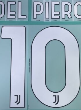 2023-24  年度 尤文圖斯 二客 原裝印字 元老賽經典#10 DEL PIERO