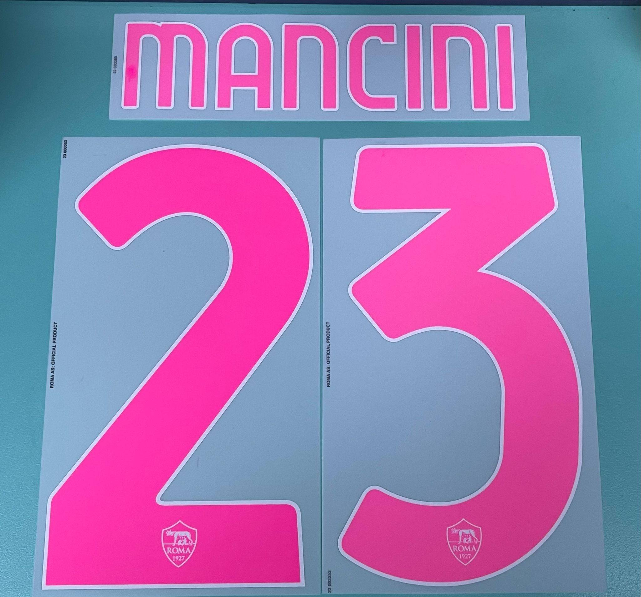 22-23 年度 羅馬 二客 原裝印字 PELLEGRINI MATIC DYBALA - 实物图