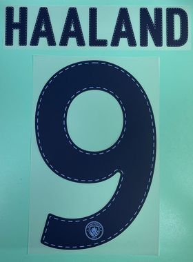 2022-23 年度 曼城 主場 原裝 歐冠 印號 #9 HAALAND DE BRUYNE