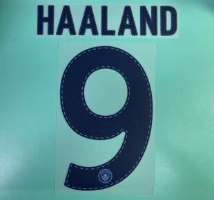 2022-23 年度 曼城 主場 原裝 歐冠 印號 #9 HAALAND DE BRUYNE