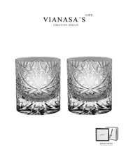 Vianasas High-End K9 Dream Butterfly Crystal Wine Glass, Hand-Carved Whiskey and Liquor Glass, Gift-Giving, Accessible Luxury and Individuality