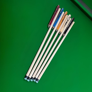 台球跳杆花式九球分体短跳球杆黑八白蜡木白腊木单跳杆13mm台球杆