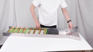 （现货）折叠洗金槽淘金工具小型便携式选金溜槽无动力设备溜金槽