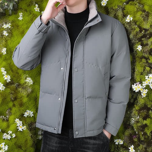 美式简约男士棉衣秋冬新款休闲棉服潮牌百搭面包服保暖棉袄子外套