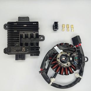 适用五羊本田睿影睿御110 ECU 电脑版 定子线圈总成  WH110T-6－7