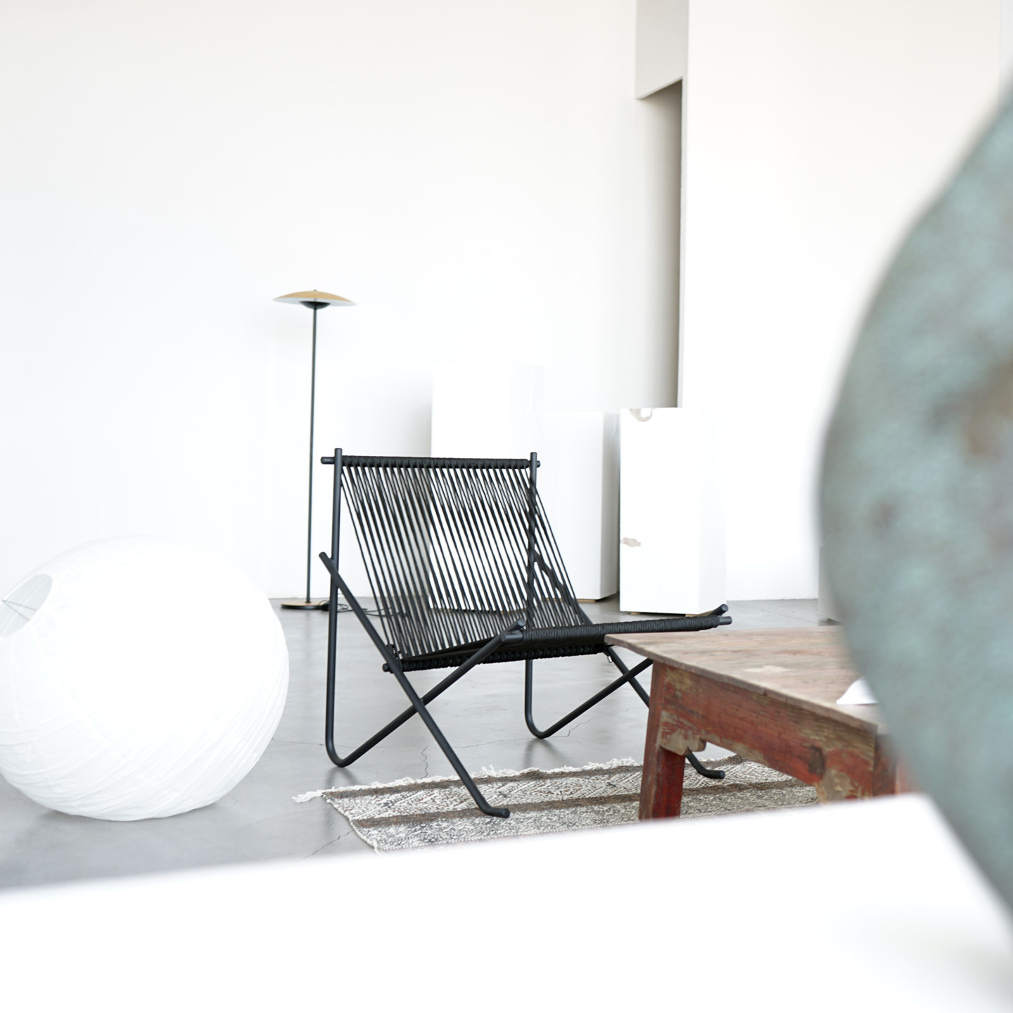 黑山极简休闲椅沙发躺椅黑色设计师中古椅子阳台单椅户外绳编椅,住宅家具,其它椅子,淘宝优惠券,粉丝福利购,淘宝优惠卷