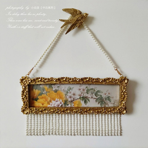 原创vintage欧式复古客厅装饰画