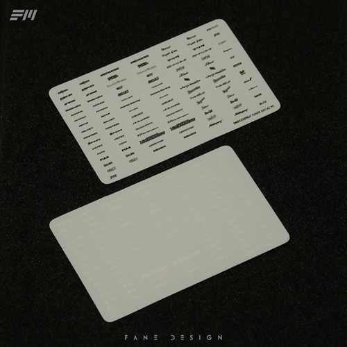 1:64模型水贴 FM泛米模型 改装大师水贴 改装者小水贴 小车模水贴