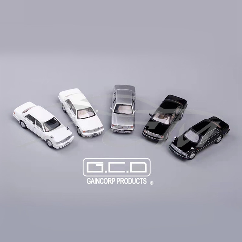 GCD皇冠合金车模1:64十代Crown JZS155 丰田皇冠155 汽车模型摆件