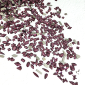 乌梅子酱平底异形美甲浅紫干枯玫瑰色暗夜玫瑰色指尖饰品混装 钻饰