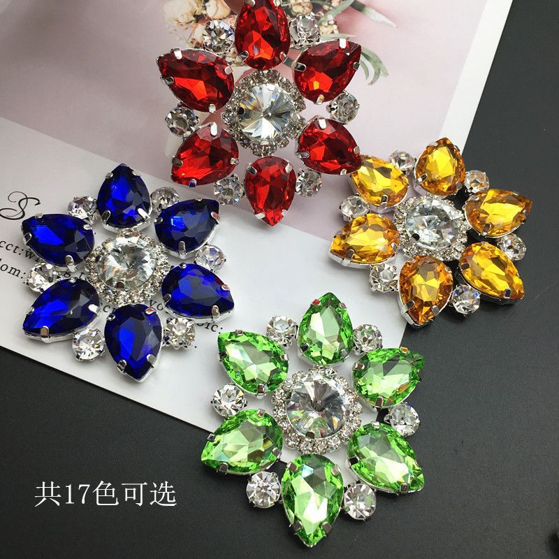 diy高档合金水滴形辅料手缝钻