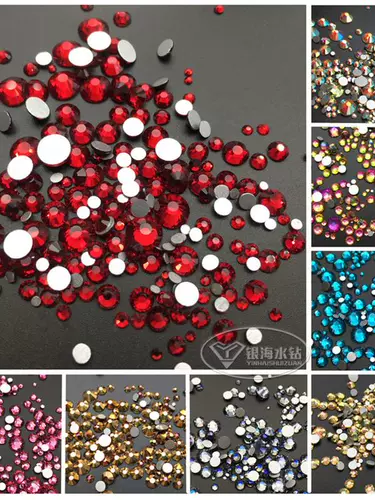 Красочный многоцветный чехол для телефона для ногтей, смешанное ювелирное украшение, украшение для ногтей, 2 шт