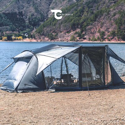 TOKYO CRAFTS WINGFORT户外露营翼式隧道帐篷家庭客厅（含内帐）