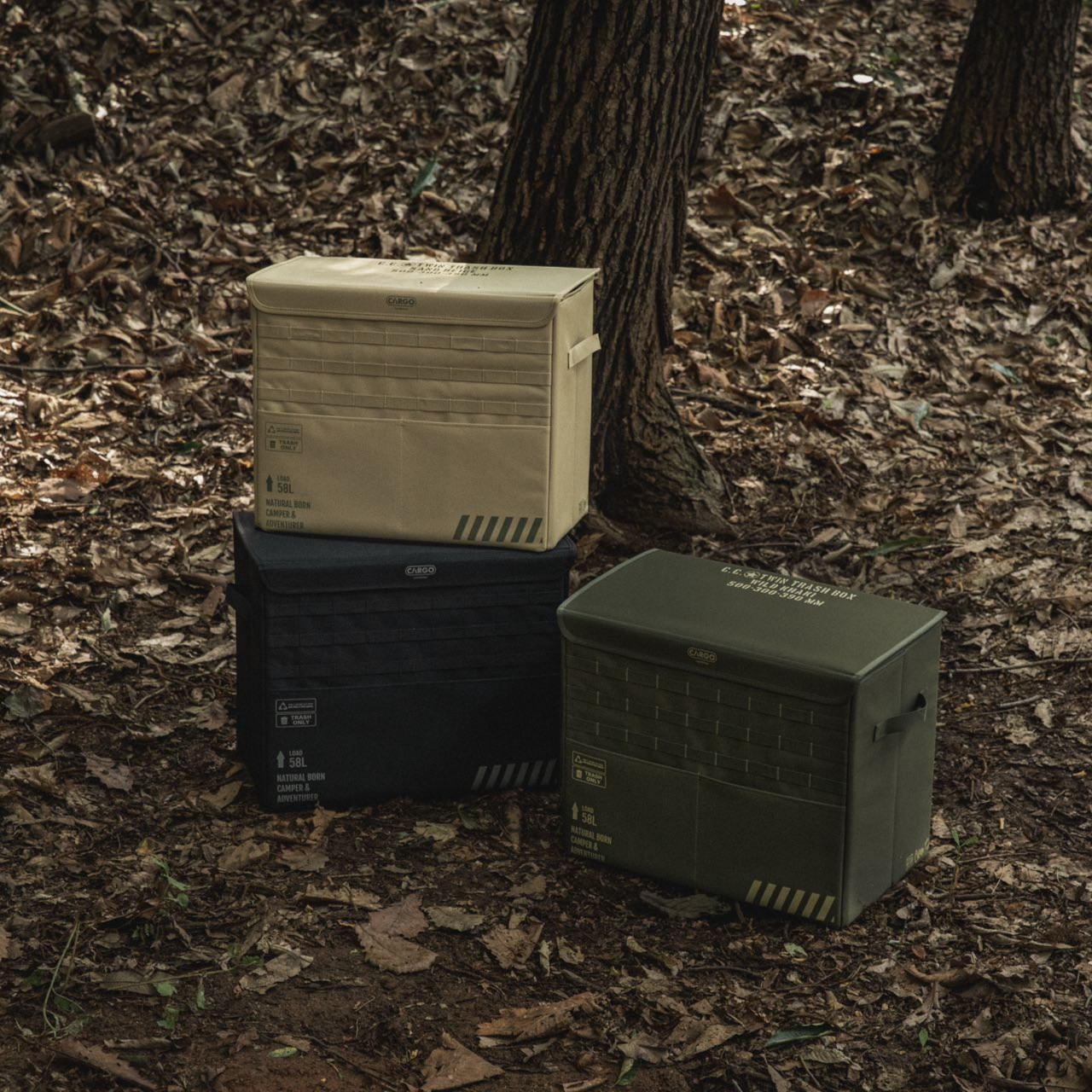 韩国CARGO垃圾箱收纳包盒折叠箱储物便携