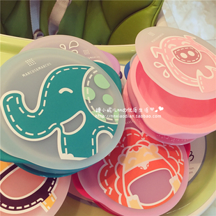 带盖 加拿大marcus宝宝婴幼儿餐具辅食碗硅胶吸盘碗训练碗防摔