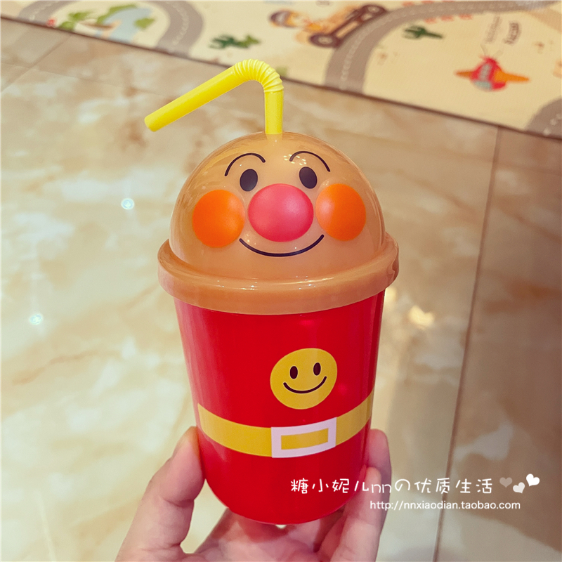 面包超人喝牛奶250ml儿童水杯