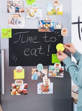 小树叶POSITIVE绿植清新BOHO磁性冰箱汽车铁门身贴美化装饰品防水