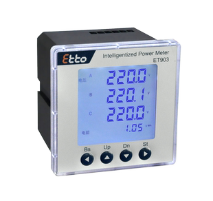 三相电量表 ET703 ET903 E1多功能电力仪表 Modbus 配电监测RS485