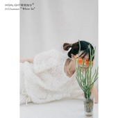 HIGHLIGHT加分22ss 上衣 云朵网纱蓬松立体高级短袖 Don’t touch