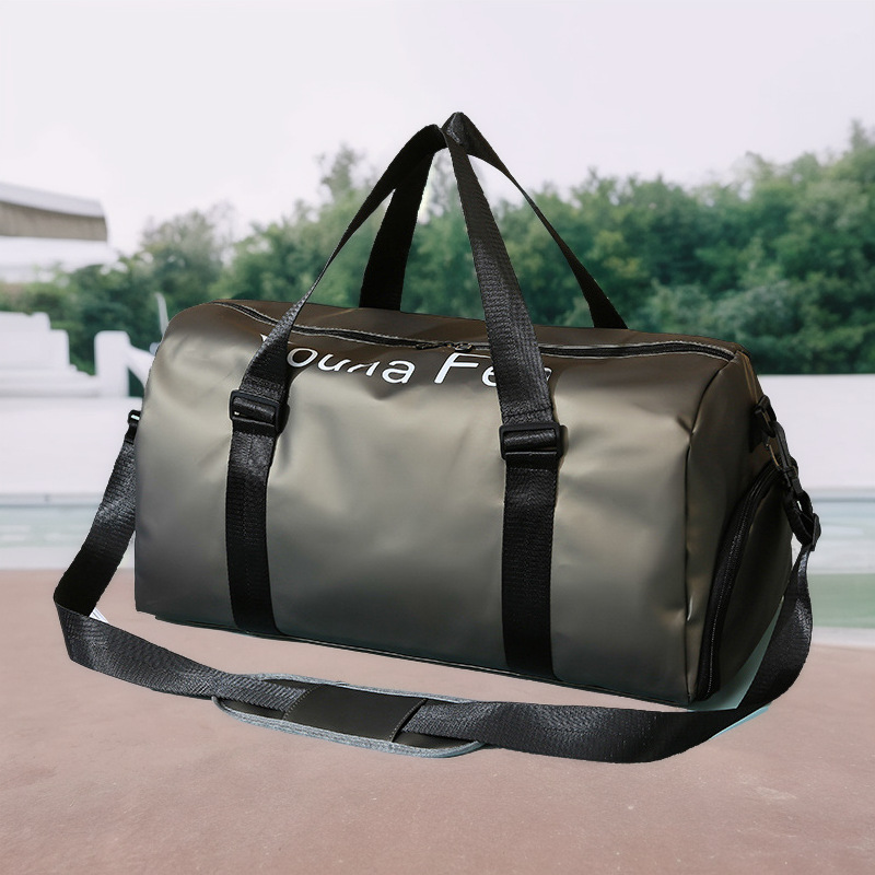 新款健身包衣服收纳袋行李袋防水短途行李包单肩包手提短途旅行包