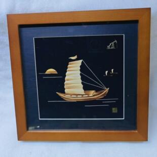 销售大庆油田纪念品、文创礼品——大庆芦苇画