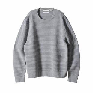 C6和前秀原单通勤打底保暖纯羊毛针织衫加大码男装胖子装毛衣套头