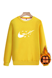 2020冬季新款宽松运动服加绒加厚保暖班服A163-5885-P50，男装卫衣，星座211-1