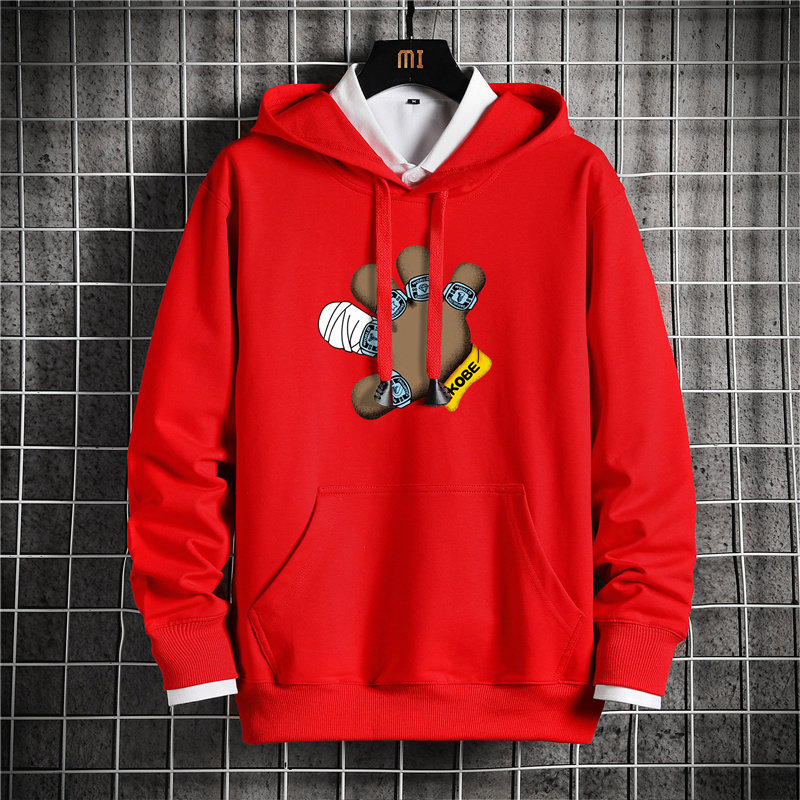 M-5XL2021秋冬新款男士连帽卫衣日系大码套头连帽衫P45，男装卫衣，星座211-1