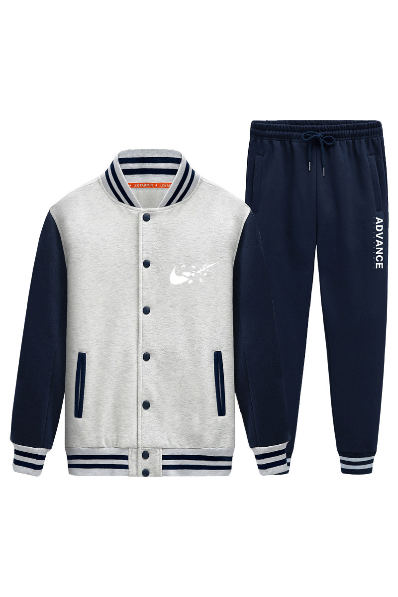 2020男加厚加绒冬韩版青少年棒球服套装A163-QQ8685-P95,男装卫衣,星座211-1