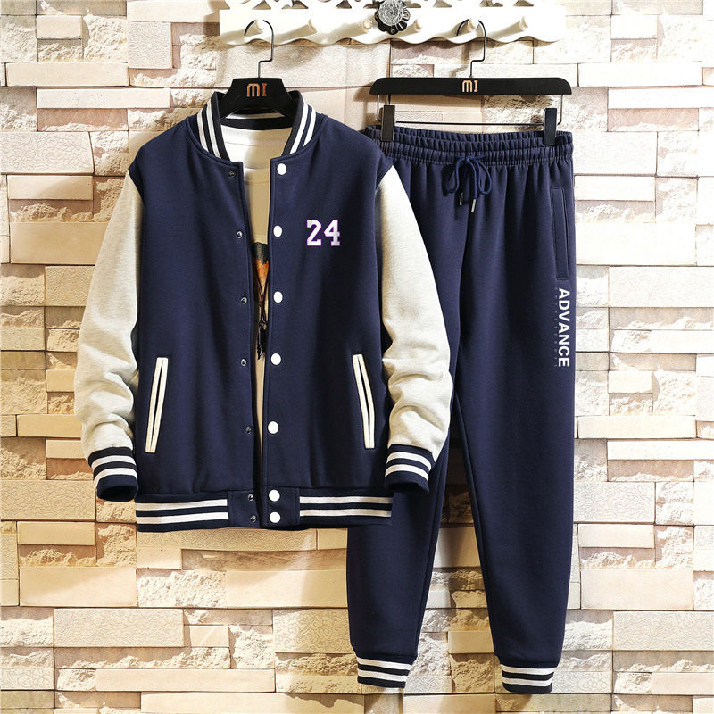 冬季衣服运动套装初中高中外套潮流棒球服男A163-QQ8640-P95,男装卫衣,星座211-1