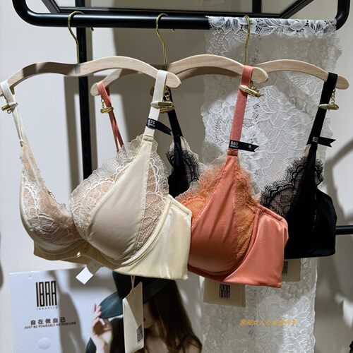IBRA文胸83010无钢圈聚拢上托深V性感中厚小胸AB杯赛纳邂逅女内衣