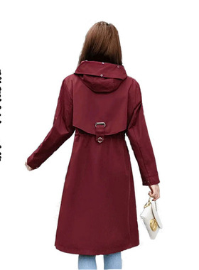 派克服外壳单卖 外皮替换收腰显瘦风衣女装大衣中长款外套