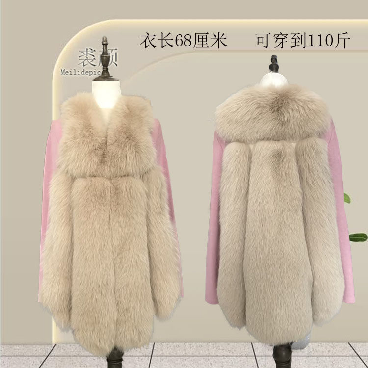 孤品背心真狐狸毛皮草外套马甲