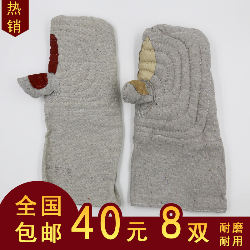 耐高温加棉巴掌隔热烤箱劳保手套