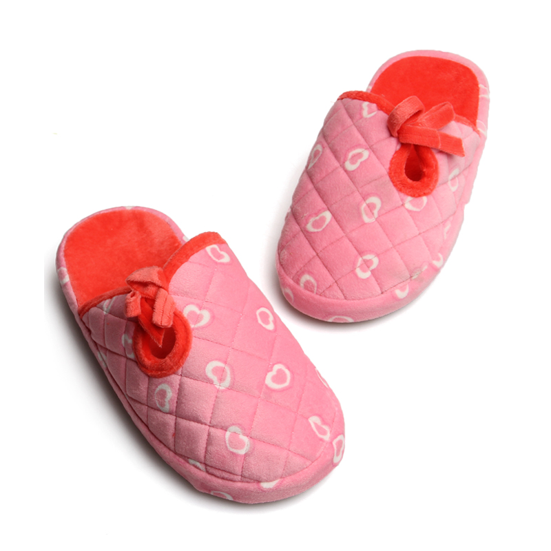 Pantoufles enfants en suède pour hiver - semelle caoutchouc - Ref 1036698 Image 5