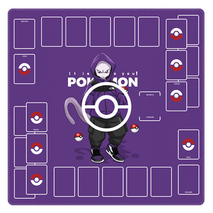 精灵宝可梦对战垫卡牌垫PTCG卡垫双人卡牌战斗盘游戏王垫收纳桌垫