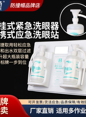 泰特紧急2L洗眼器冲洗瓶壁挂便携