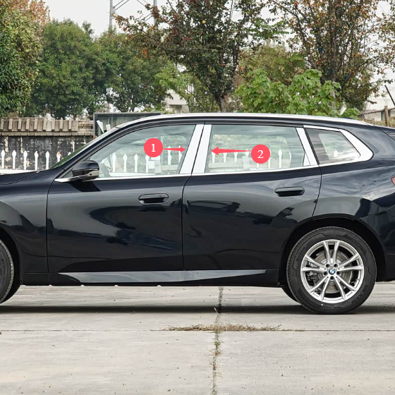 适用于25-26年新款宝马X3 车门B柱立板 C柱装饰板 前后门立柱饰条