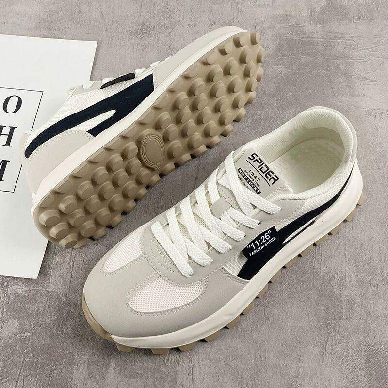 夏季透气男鞋2026新款男士运动阿甘鞋夏天休闲鞋网布德训鞋子男款