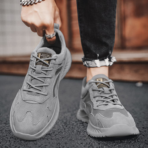 男鞋夏季网面透气防臭跑步