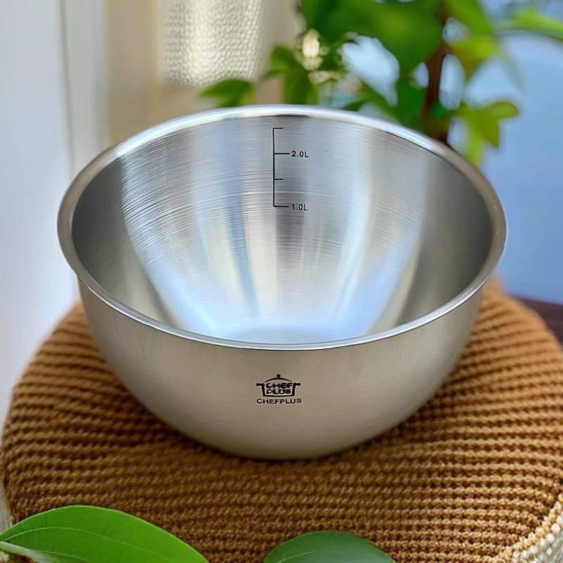 CC 不锈钢盆家用厨房烘焙和面打蛋304洗菜盆凉拌沙拉料理盆碗,餐饮具,碗,淘宝优惠券,粉丝福利购,淘宝优惠卷