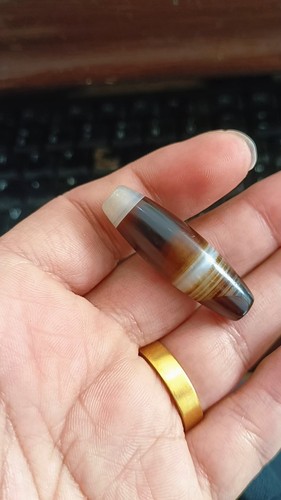 实物实拍天然玛瑙天珠勒子桶珠吊坠男女款项链玉器配饰坤圣珠宝