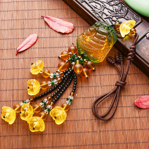 个性创意平安琉璃男士汽车挂件