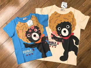 5202 国现绝版 T恤日制db62 mikihouse爆炸头宝宝纯棉短袖 564 特价